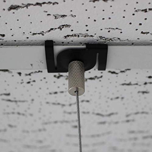 Deckenclip M6 für Odenwald - Rasterdecken mit Gewindebolzen M6x10mm | Weiß Deckenclip M6 für Odenwald - Rasterdecken mit Gewindebolzen M6x10mm | Weiß