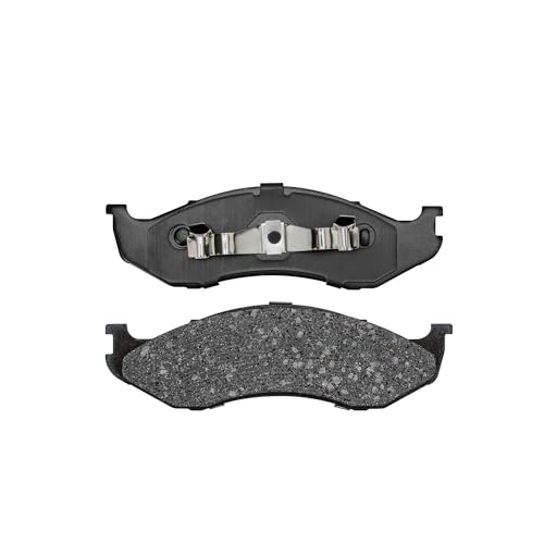 Image of Detroit Axle - Front Brake Pads for Jeep Cherokee Comanche Grand Cherokee TJ Wrangler, Ceramic Brake Pads Replacement