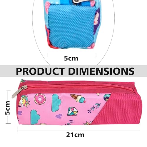 Image of TULMAN Multipurpose Pencil Pouch Kids B'Day Party Return Gifts to Carry Pencil pens in Stationery Pouch with Zip Lock Accessories for Boys /Girls /Children (Pack of 3) (18 Pack)