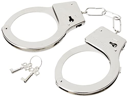 Smiffys Metall-Handschellen, mit Schlüssel Halloween