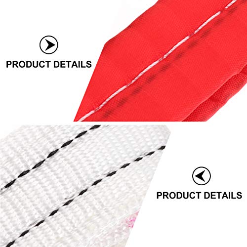 UKCOCO 2 Pcs Cintas da Eslinga de Levantamento Resistente 2 Toneladas de Capacidade Web Eslinga de L