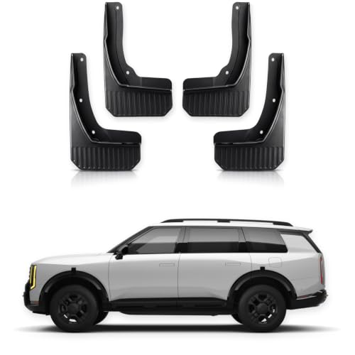 Image of Ecarzo Mud Flap (2027 Kia Telluride) | No drilling needed, clips onto factory mounting points to guard paint from debris and road grime, four-piece set.