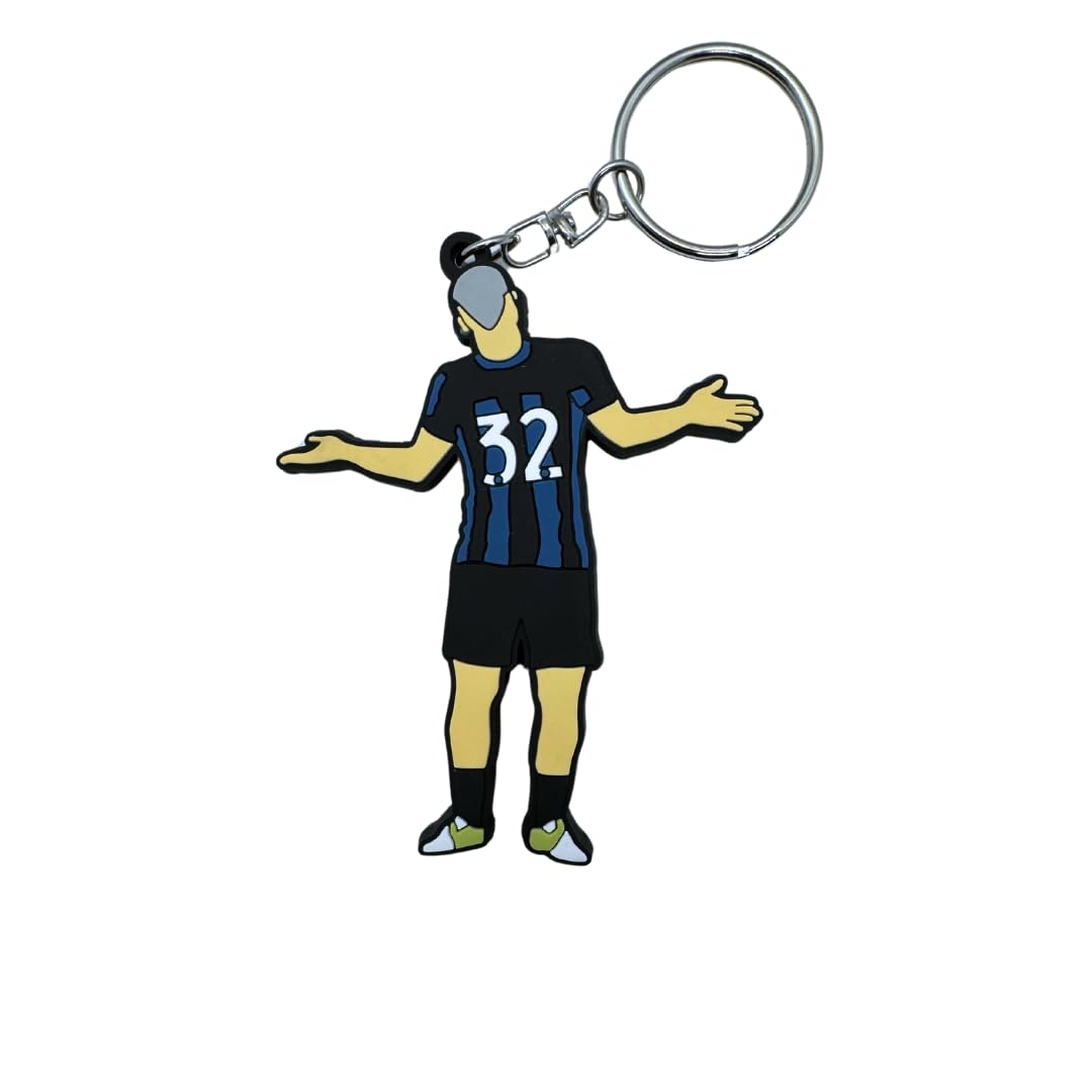 Portachiavi CELEBRATIVO con Scudetto e stelle super rifinito 8cm maglia neroazzurra idea regalo per tifosi LIMITED EDITION