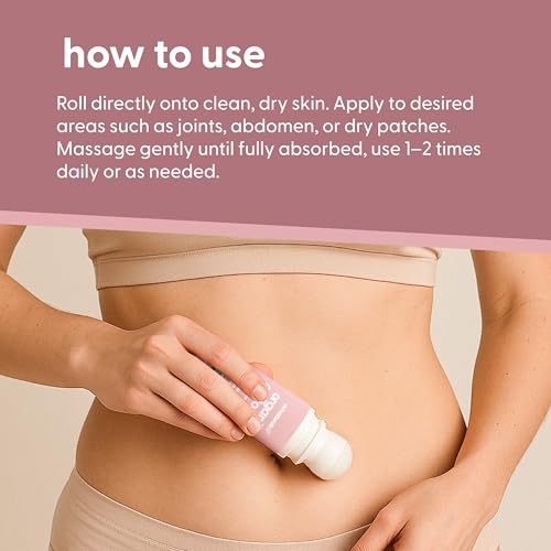 Image of Organic Cold Pressed Castor Oil Roll-On Nourishing Treatment| Hexane-Free, USDA Organic Idea for Hair, Skin & Brows | Mess-Free Applicator, 3 fl 0z (89 mL) by M3