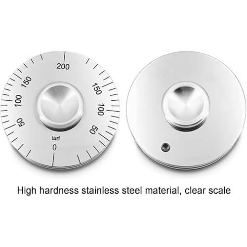 LHQYA Roller Wet Film Thickness Gauge, Wet Film Thickness Gauge with Storage Box, Measurement Range: 25um/50um/100um/200um/500um/1000um Optional, Clear Scale, for Coating Painting
