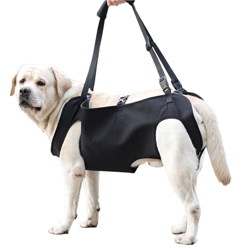 Dog Lifting Harness,Full Coverage One-Shoulder Handheld Dog Support Mobile Carrier Sling,Dog Recovery Walking Training Bag for Old Disabled - Image 3