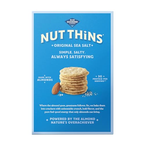 Image of Blue Diamond Almonds Nut-Thins Gluten Free Cracker Crisps, Original, Family Size, 7.7 oz