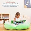 ECR4Kids SoftZone Flower Floor Pillow, Seating Cushion, Bright Green #3