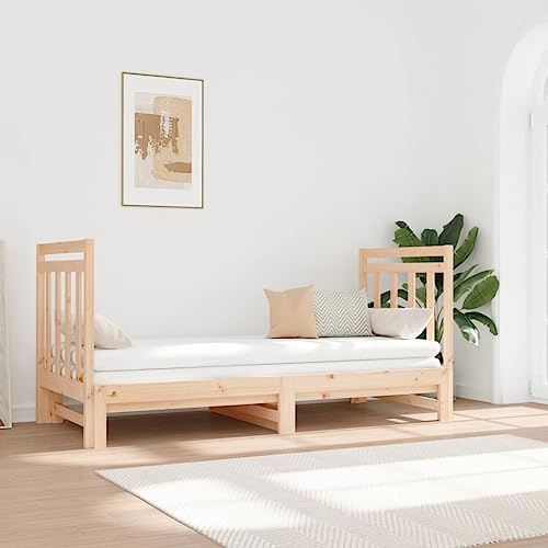 UJCHVHN Artículo: cama extraíble sin colchón, 2 x 90 x 190 cm, camas y accesorios, camas y marcos de cama