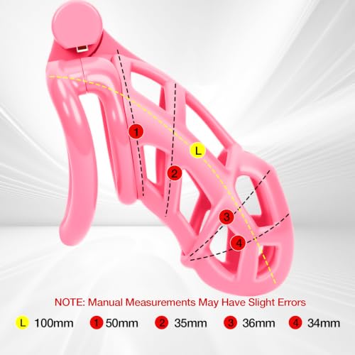 Image of Male Chastity Cage with Belt 4 Ball Rings Invisible Lock Penis Cock Bondage