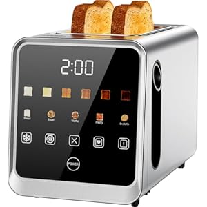 2 Slice Smart Toaster with Digital Touchscreen for Easy Use