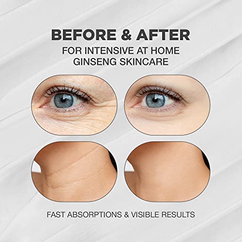 Ginseng Face Cream | Advanced Ginseng Radiance Face Cream | Korean Face Cream | Ginseng Face Cream With 54% Korean Ginseng Extracts | Ginseng Face Cream With Skin Rejuvenating Complex | Korean Ginseng Face Cream Formulated With Ginseng Serum | Korean Ginseng Eye Cream For Sensitive And All Skin Type | Formulated With Korean Ginseng, Centella Asiatica, Rosemary And Other Natural Ingredients | Use With Ginseng Serum For The Best Results | 3.38 Fl Oz 100 Ml #TOP1