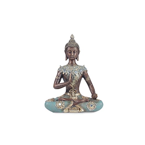 Art Deco Home - Figura Resina Buda 19 cm - 0566