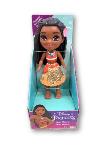 Amarina Packed In Clear Box For Gift Disney Princess Mini Poseable 3.5'' Doll Choose From All 11 Style Princess Characters (Moana) #TOP7