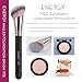 ENERGY Angled Foundation Brush - Large Makeup Brush for Liquid Foundation, Bronzer, Blush, Cream, Powder, Concealer &Contour Blending Face with Vegan Synthetic Bristles