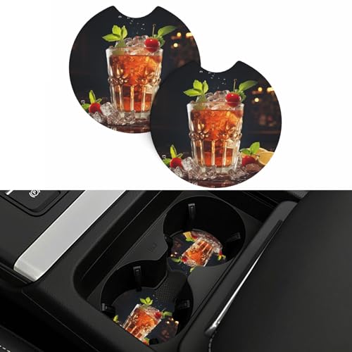 Juego de 2 portavasos para auto clásicos universales miniatura 7