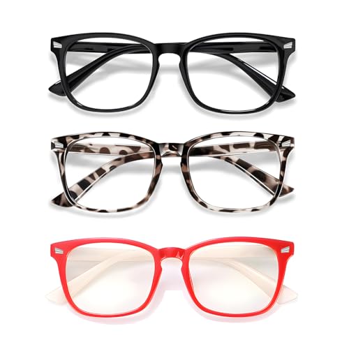 Image of Blue Light Blocking Glasses for Kids Boys Girls Computer Glasses TR90 Unbreakable Anti-Glare UV400 age 2-18
