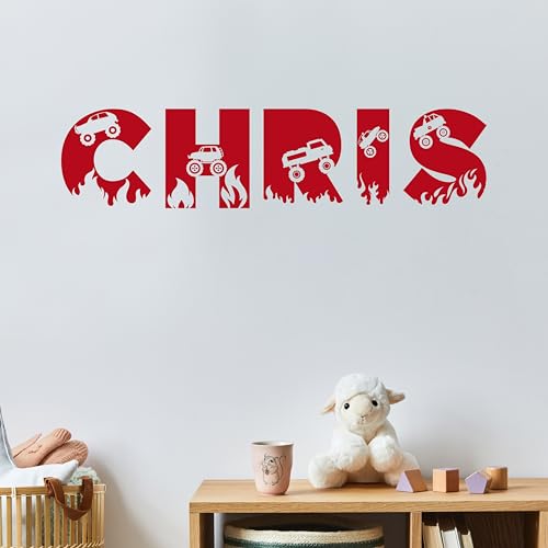 Vinilo decorativo Megapolis Monster Truck para pared miniatura 2