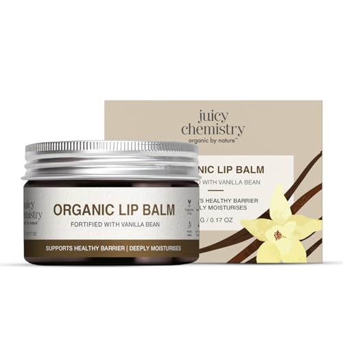 Juicy Chemistry Organic Lip Balm with Vanilla Bean, 5g | Deeply M...