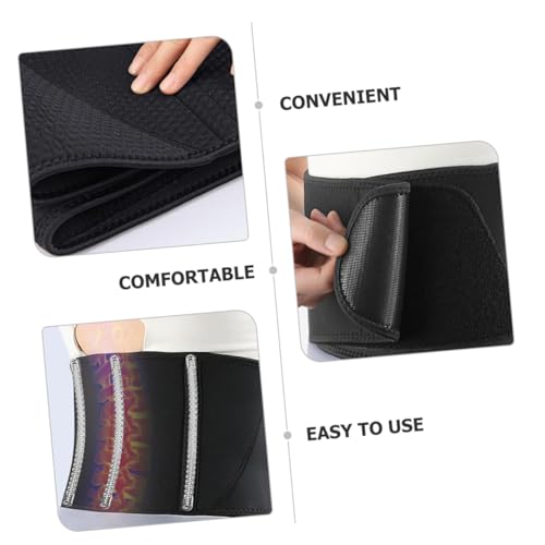 Faja deportiva para cintura, soporte lumbar talla L negra miniatura 3