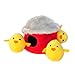 ZippyPaws Burrow Squeaky Hide and Seek Plush Dog Toy, Chicken Hut