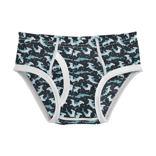 Boys' Exclusive Briefs Toddler Underwear 95% Combed Cotton Boxerbriefs 2T Dolphin Pattern 1