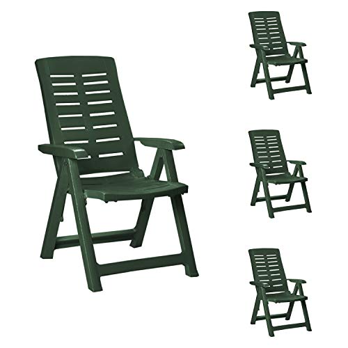 Mojawo 4 STK. Bequeme Klappstühle, Campingsessel für Camping, Terrasse,...