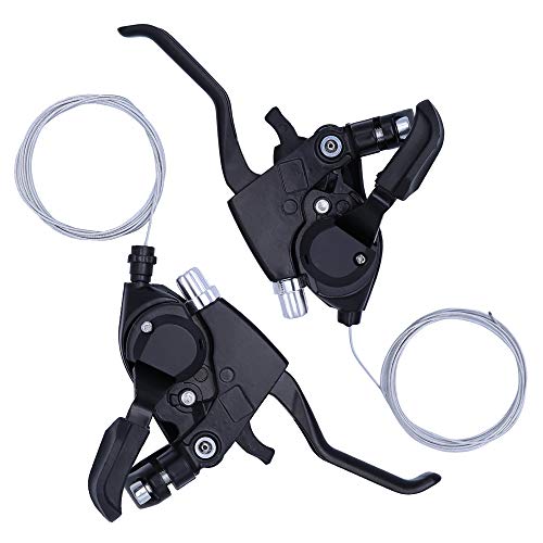 REAMTOP New MTB Bicycle Bike 3 x 7 Speed Shift/Shifter Brake Lever Combo
