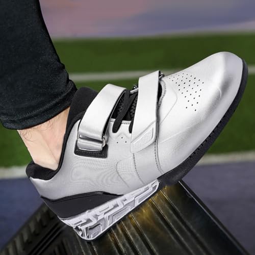 Weightlifting Shoes,Bodybuilding Di Sollevamento Pesi Scarpe,Squat Stacco Scarpe,Ammortizzante,Presa Forte,Facile Da Trasportare,Per Sollevamenti Delle Gambe,Stacchi Squat Profondi - 7