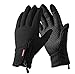 YYGIFT Touch Screen Gloves Outdoor Sports Winter Gloves Wind-stopper for Men Women (Updated Version-Black, S)