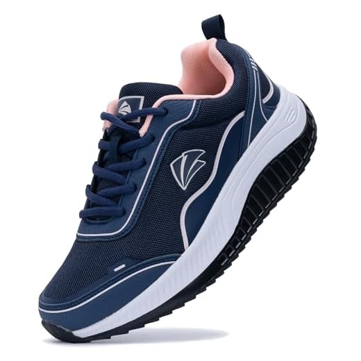 MAFEKE Womens Wide Width Orthotic Shoes Arch Support Walking Sneakers