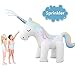 Produktbild ZEHNHASE Aufblasbarer Riese Sprinkler, Sommer Wasser Sprinkler Sicher Splash Spielzeug für Garten Hinterhof Strand Party Schwimmbad für Kind Erwachsene (Einhorn)
