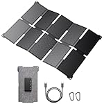 BigBlue Cargador Solar Portátil 35W con Carga Rápi...: Carga más dispositivos en cualquier lugar: Cuenta con 2 puertos Type-C y 1 puerto USB-A para cargar una amplia gama de dispositivos, incluyendo teléfonos Android/Apple, tabletas, cámaras, dispositivos GPS y powerbanks (el Type-C1 no admite dispositiv...