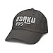 Ripple Junction Otaku Icon and Lettering Adjustable Baseball Hat, Asphalt Grey, One Size