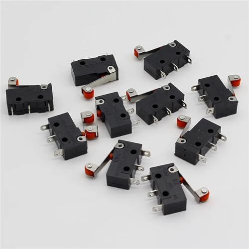 Micro interrupteur fin de course PCB bras de levier rouleau KW 5A NO NF - 2