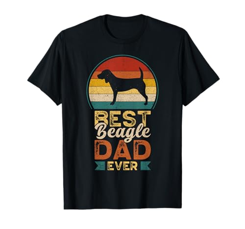 Best Beagle Dad Ever, Father's Day, Beagle Dog Daddy Camiseta
