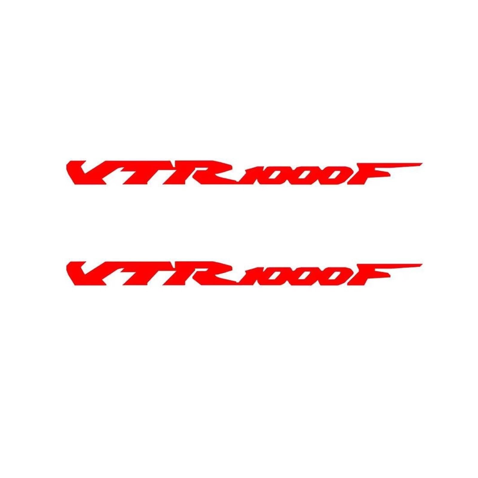 Motorcycle Glow Stickers Waterproof Decal for VTR1000F Firestorm VTR 1000 F 1000F SuperHawk(RED,2cm*20cm)