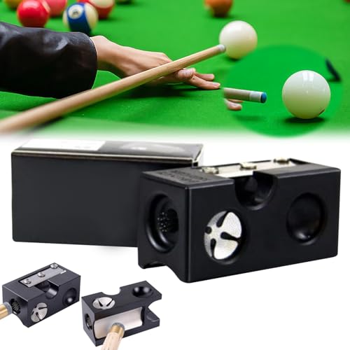 8 in 1 Strumento per La Riparazione delle Stecche da Biliardo,Punta da Biliardo Strumento,Portatile Biliardo Cue Tip Riparazione Shaper Trimmer,Accessorio Biliardo Pool Cue Puntali Strumento,Plastica