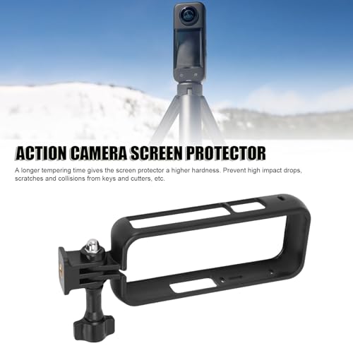 Protector cristal templado X3 impermeable para pantalla cámara de acción 3