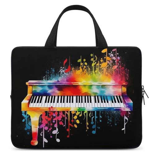 Sac ordinateur portable résistant à l'eau et sacoche tablette touches piano