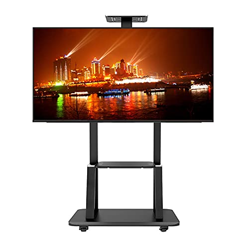 Soporte móvil para TV con estante para pantallas 32-75" miniatura 1