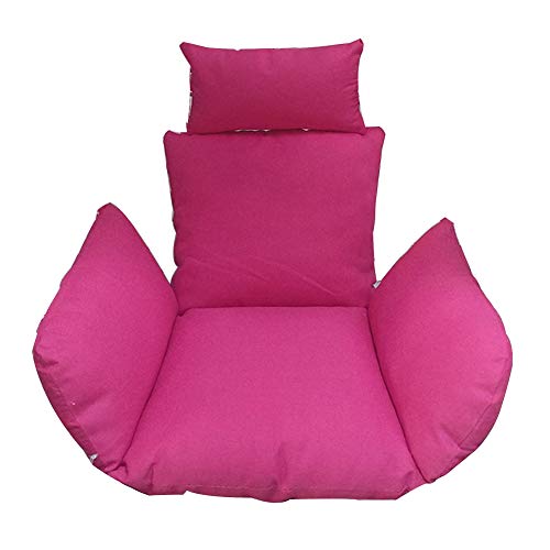 YXZN Hanging Egg Hammock Chair Cushions Swing Seat Cushion Thick Nest Hanging Chairs Back with Pillow Easy to Clean