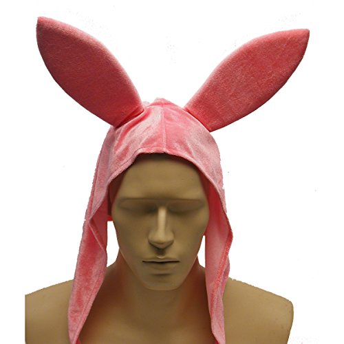 HM Smallwares Pink Bunny Costume Ears with Hood