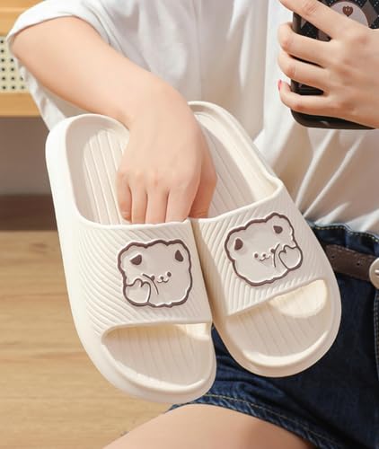 Unisex Kawaii Slipper Animal Slides Slippers for Women Men Cute Cartoon Slippers Comfy Cloud Slippers Sandals Shower Shoes2