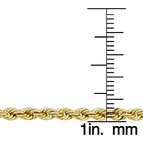 Kooljewelry Mens 14k Yellow Gold Filled .2 mm Rope Chain Bracelet3
