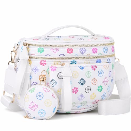 Image of Crossbody Purse for Women Small Crossbody Bags Trendy Vegan Leather with Adjustable Shoulder Straps Gift for Mother Wife Mom