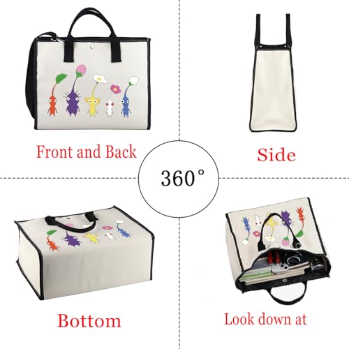 Sac fourre-tout jeu vidéo en toile durable pour gamer passionné
