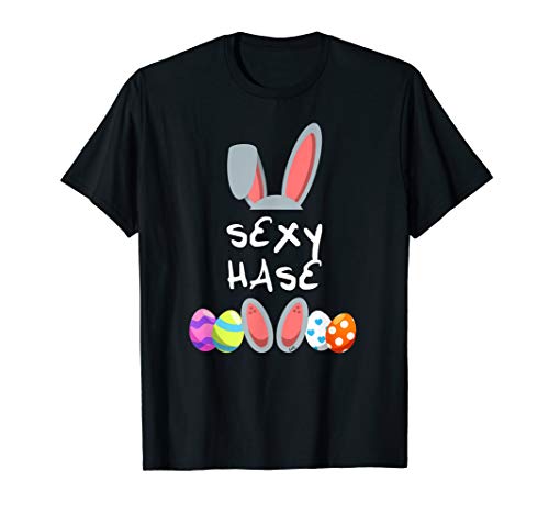 Sexy Hase Osterhase Partnerlook Outfit Geschenk Ostern T-Shirt