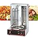 Parrilla eléctrica Máquina de kebab eléctrica Parrilla de kebab eléctrica Máquina de giroscopio 2 tubos de calefacción Parrilla de kebab eléctrica Parrilla de mesa BBQ Döner Automatic Rotating Grill Imagen de Parrilla eléctrica Máquina de kebab eléctrica Parrilla de kebab eléctrica Máquina de giroscopio 2 tubos de calefacción Parrilla de kebab eléctrica Parrilla de mesa BBQ Döner Automatic Rotating Grill