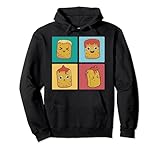 Photo Gallery pop art foodie fast food lover divertente pollo nuggets felpa con cappuccio Photo Gallery pop art foodie fast food lover divertente pollo nuggets felpa con cappuccio